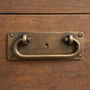 Set of 2 Vintage Brass Drawer Pulls