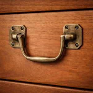 Set of 2 Vintage Style Brass Drawer Pulls
