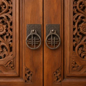 Batik Kawung Brass Ring Pull