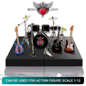 Bon Jovi Mini Drum Kit 1/12 Scale