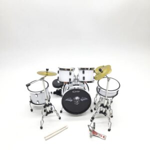 1:12 Avenged Sevenfold Miniature Drum Set White Edition