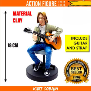 Kurt Cobain MTV Unplugged Action Figure - Nirvana 7"