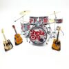 Sheila On 7 Miniature Drum Set & 3 Guitars Collection