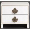Vintage Solid Brass Maple Leaf Cabinet Knob