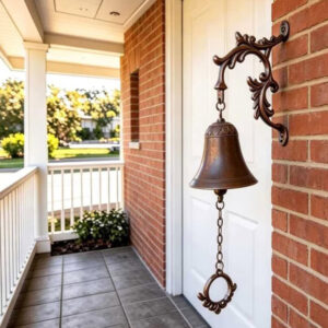 Set of 2 Solid Brass Minimalist Door Bells